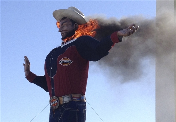 Iconic statue ‘Big Tex’ burns up at Texas state fair