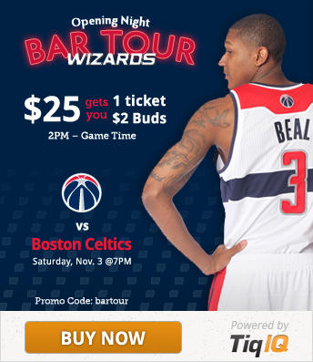 Wizards displayed Bradley Beal, 19, in ad promoting bar tour