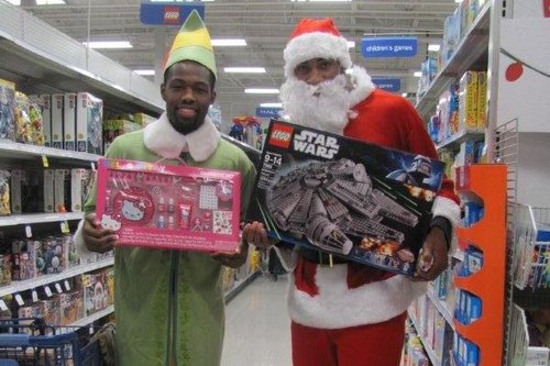 Detroit Pistons dress up, donate gifts for childrens center