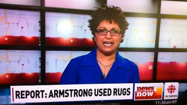 CBC Report: Armstrong used rugs…