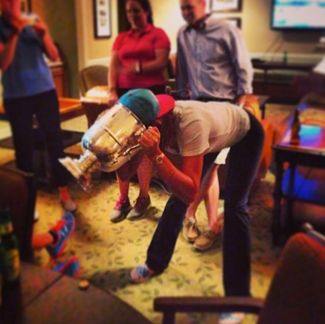 Michelle Wie celebrates US Open win by twerking, drinking from trophy