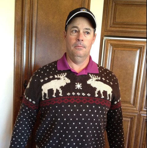 Greg Maddux on twitter? Either way that is quite a sweater