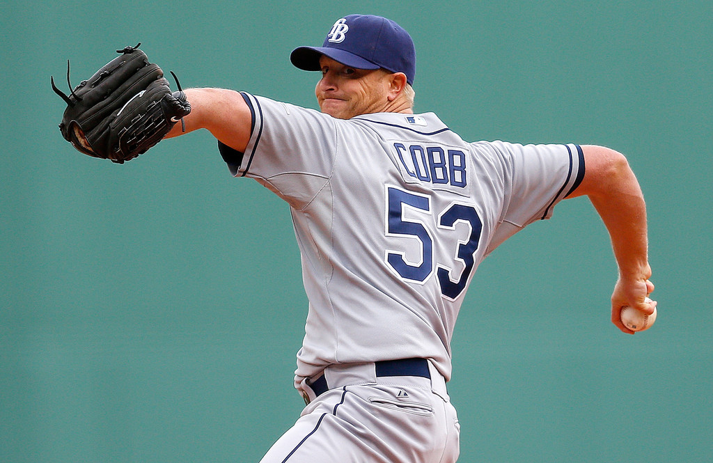 Alex Cobb diagnosed with torn ligament in right elbow