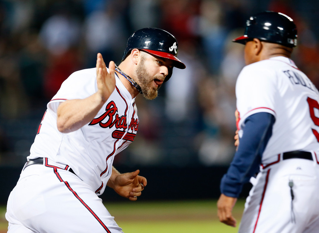 Evan Gattis named NL Rookie of the Month for May