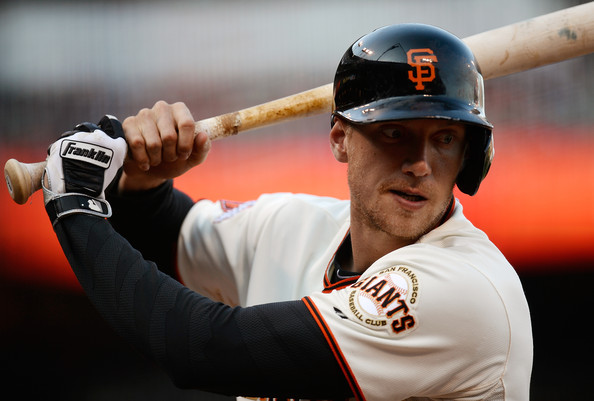 Giants moving Hunter Pence to leadoff spot