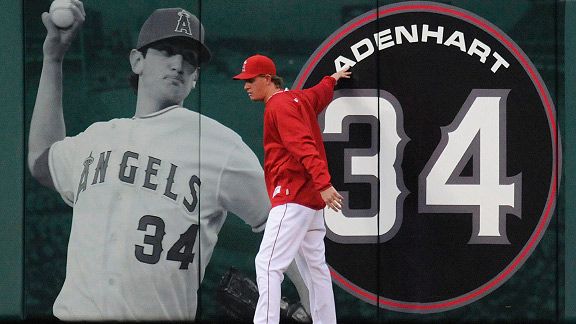 Jered Weaver names son Aden after former teammate Nick Adenhart