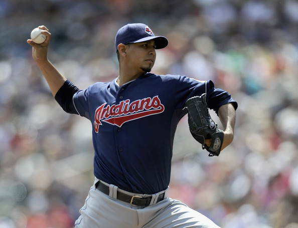 Indians name Carlos Carrasco fifth starter, send Josh Tomlin to minors