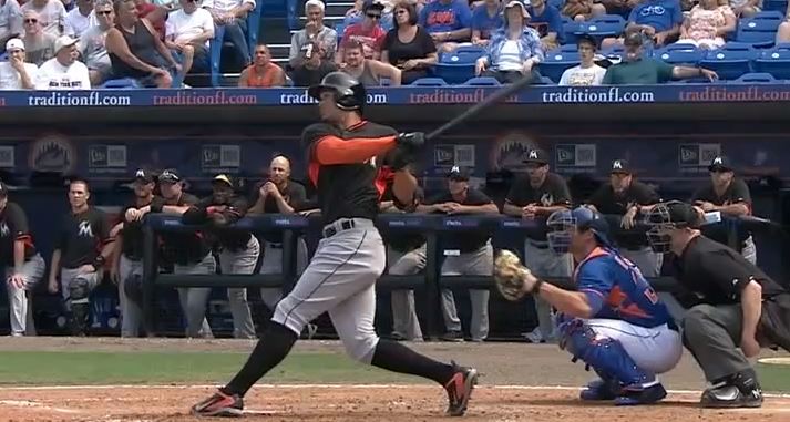 Giancarlo Stanton blasts 500-foot home run (Video)