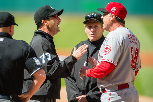 Reds manager Bryan Price ejected before game starts