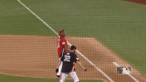 Andre Dawson took a pop up off his head during All Star Celebrity Softball  game
