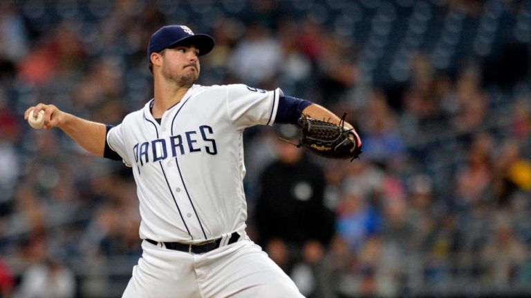 Padres designate doggy door pitcher for assignment