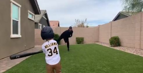 Trevor Williams shares clip of him racking up Opening Day K’s
