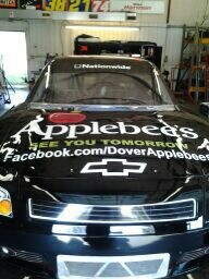 Mike Harmon gets sponsorship from Applebees at Dover