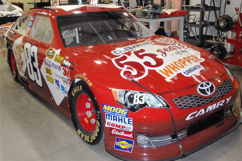 Photo: Landon Cassill to drive car honor 55 years of Burger King’s Whopper