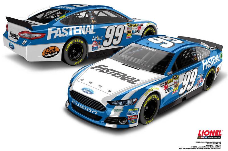 Carl Edwards paint schemes for 2013