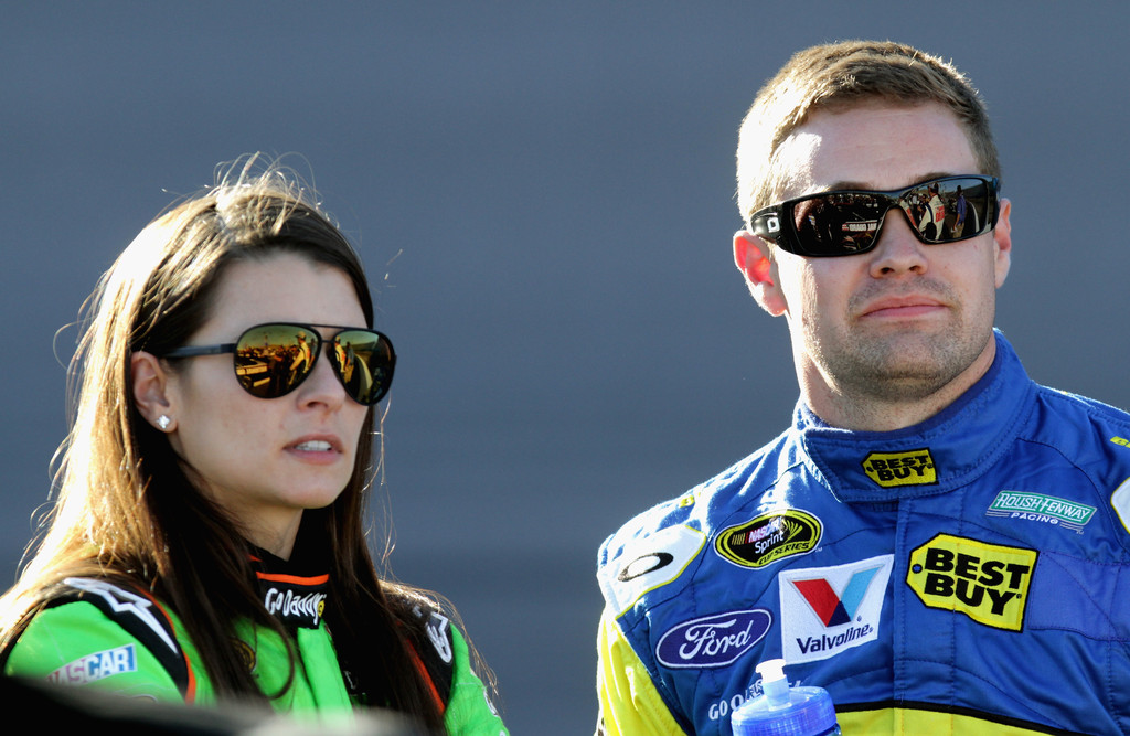 Danica Patrick and Ricky Stenhouse shared silent ride home after Charlotte wreck