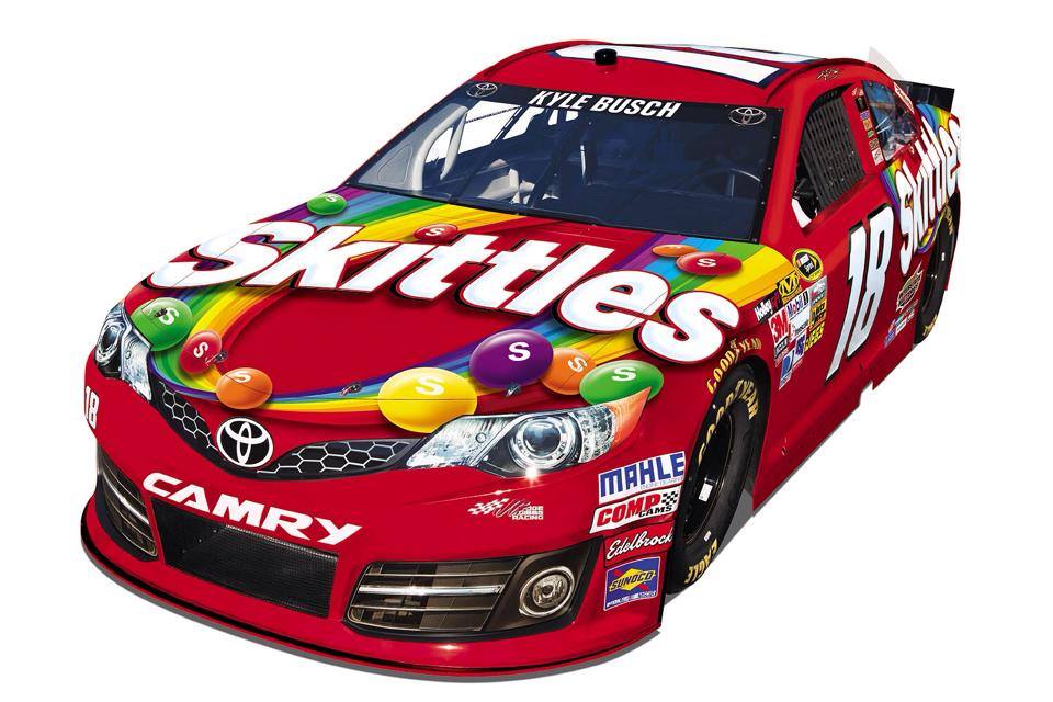 Skittles to return to NASCAR, primary sponsor for Kyle Busch in two races