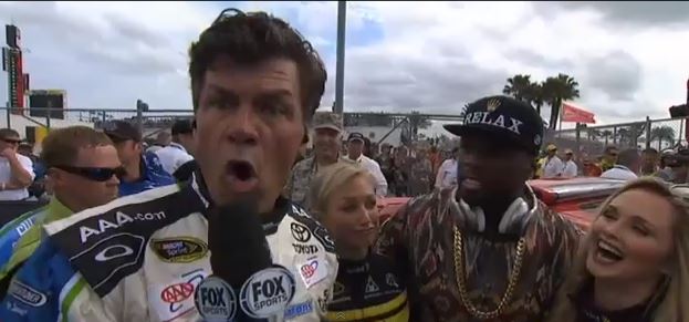 50 Cent to kiss Michael Waltrip if he wins Daytona 500 (Video)