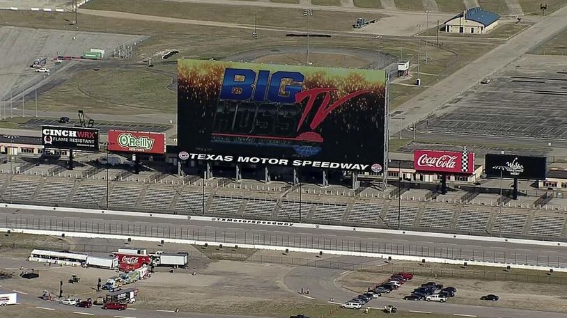 Texas Motor Speedway unveils largest video board, Big Hoss TV at track