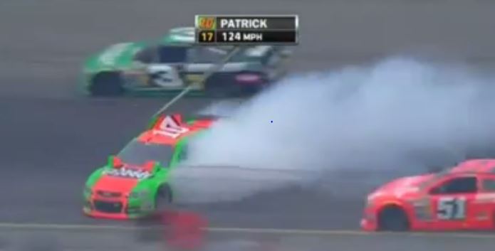 Danica Patrick spins at MIS, six others involved (Video)