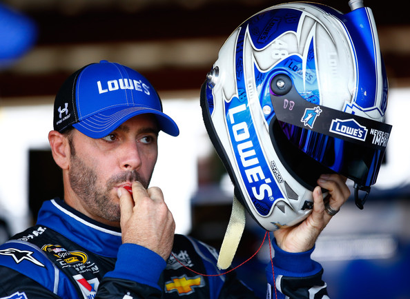Jimmie Johnson wrecked at Kansas, knocked from race