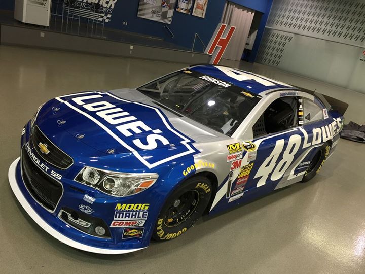 Jimmie Johnson gets new Lowes paint scheme for 2015 (photos)