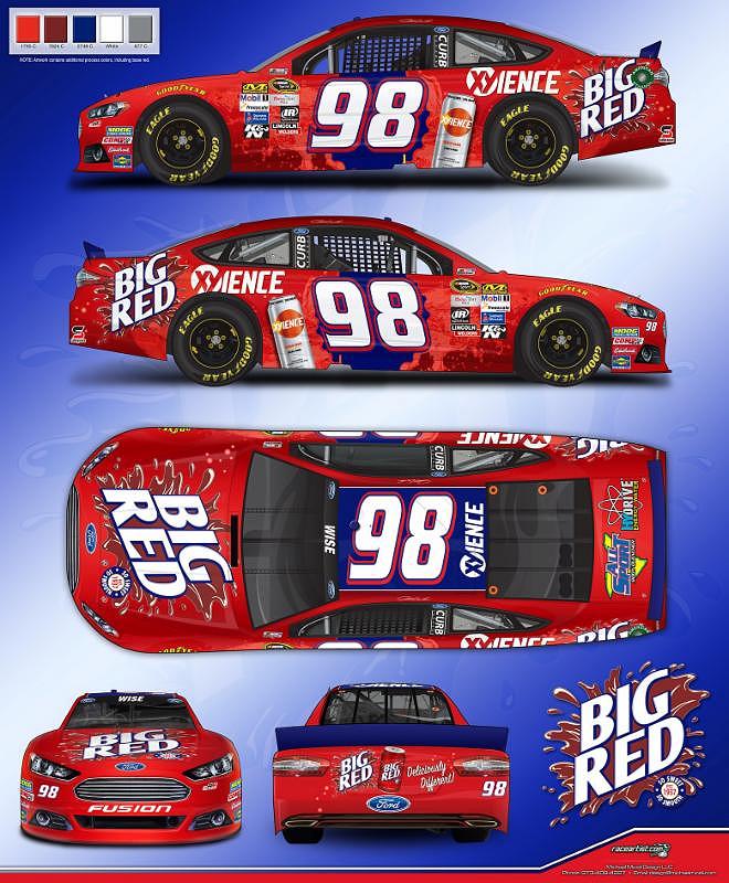 Big Red soda to sponsor Josh Wise for four races