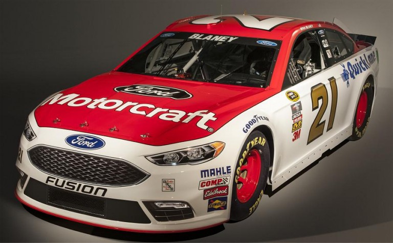 Ford to change look of Fusion for 2016, Ryan Blaney No. 21 car photos