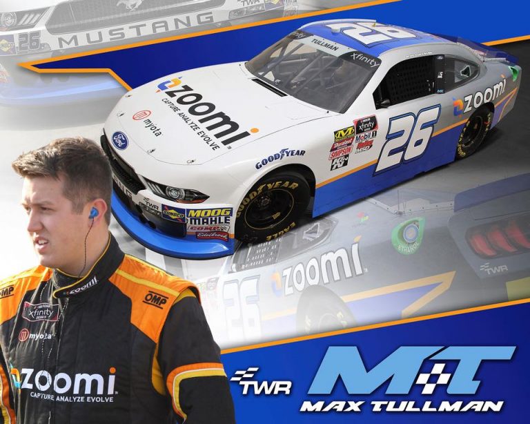 Max Tullman driving No. 26 Ford for Xfinity Series event in Iowa