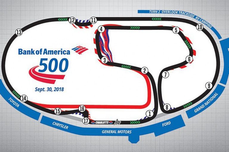 NASCAR Bank of America 400 Entry List for Charlotte Roval