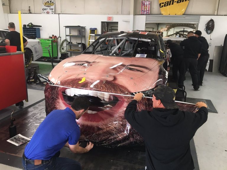 Corey LaJoie to drive car with face on it in Daytona 500