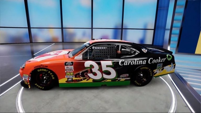 Joey Gase driving Todd Bodine throwback for Darlington
