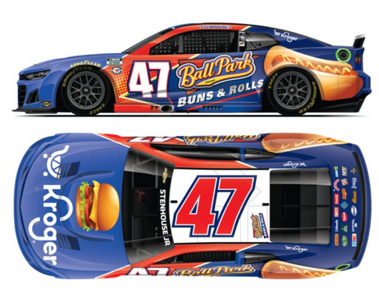 Buns and Rolls Featured on Ricky Stenhouse’s Nashville Car
