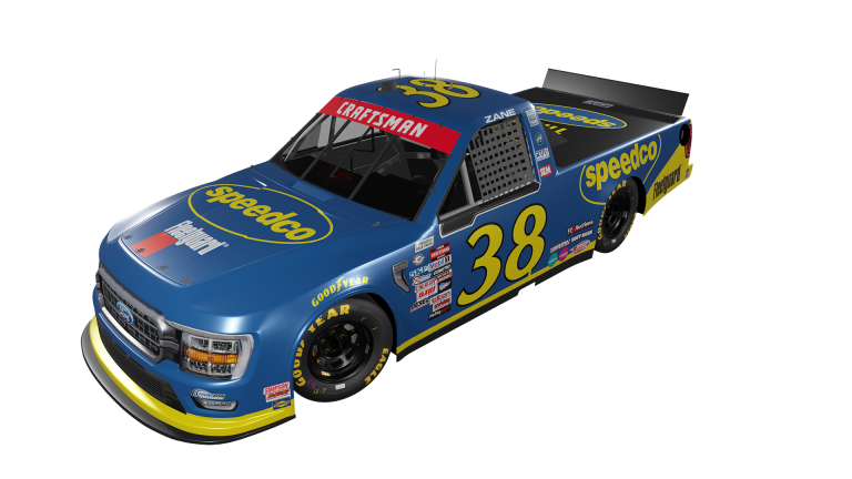 Speedco and Fleetguard appearing on Zane Smith’s truck for Nashville