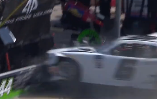 Brennan Poole has scary crash into pit wall at Texas Motor Speedway