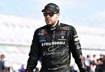 Alex Labbe driving at Chicago for SS-Greenlight