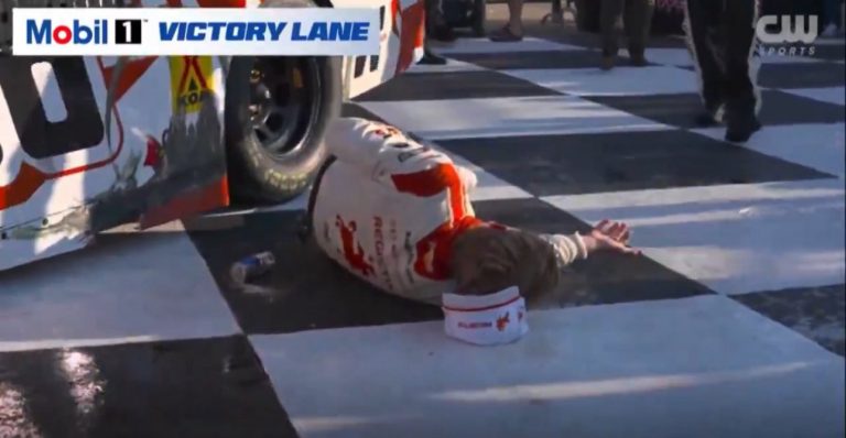 Connor Zilisch’s Watkins Glen Win Turns Into Scare After Victory Lane Fall
