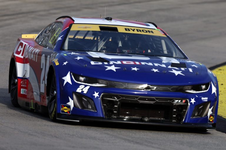 William Byron on Martinsville pole, as Cup Series sets to field championship four