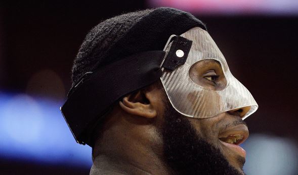 LeBron James re-broke his nose in Tuesday’s game versus Rockets