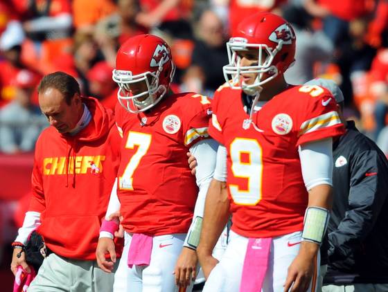 Cassel and Quinn in quarterback competition for hapless Chiefs