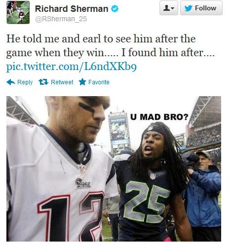 Tom Brady responds to Seahawks Richard Sherman