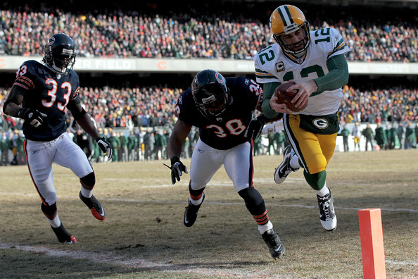 Green Bay Packers at Chicago Bears point spread, line and odds