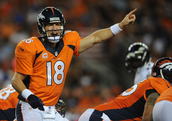 Watch: Peyton Manning throws record-tying seven TDs agianst Ravens