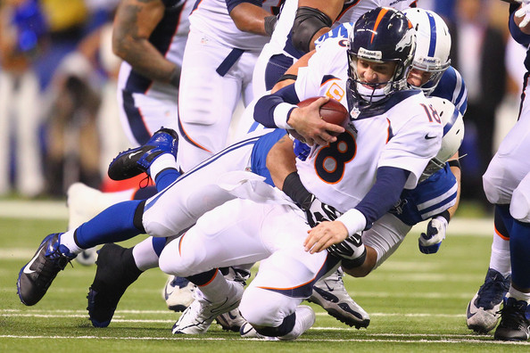 Peyton Manning has high ankle sprain, will start versus Redskins