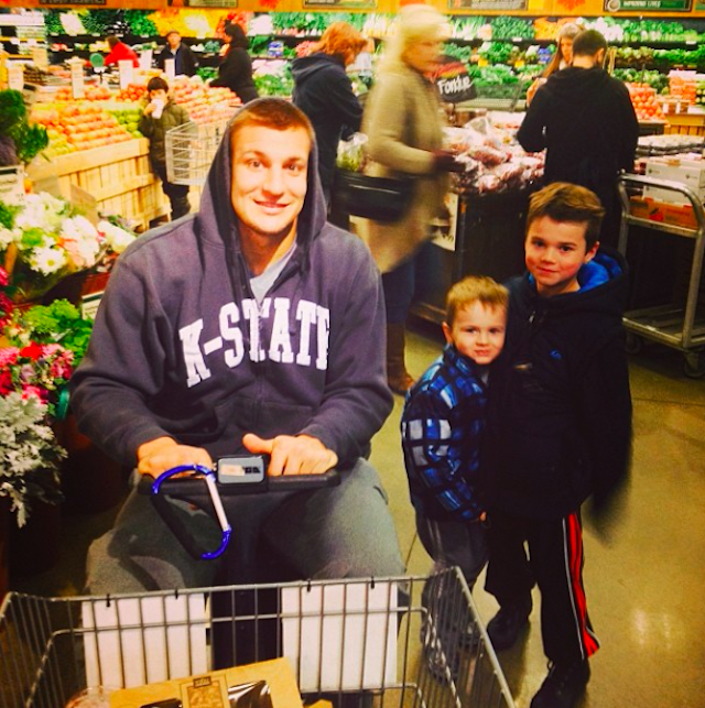 Rob Gronkowski takes a scooter at Whole Foods, surgery within two weeks