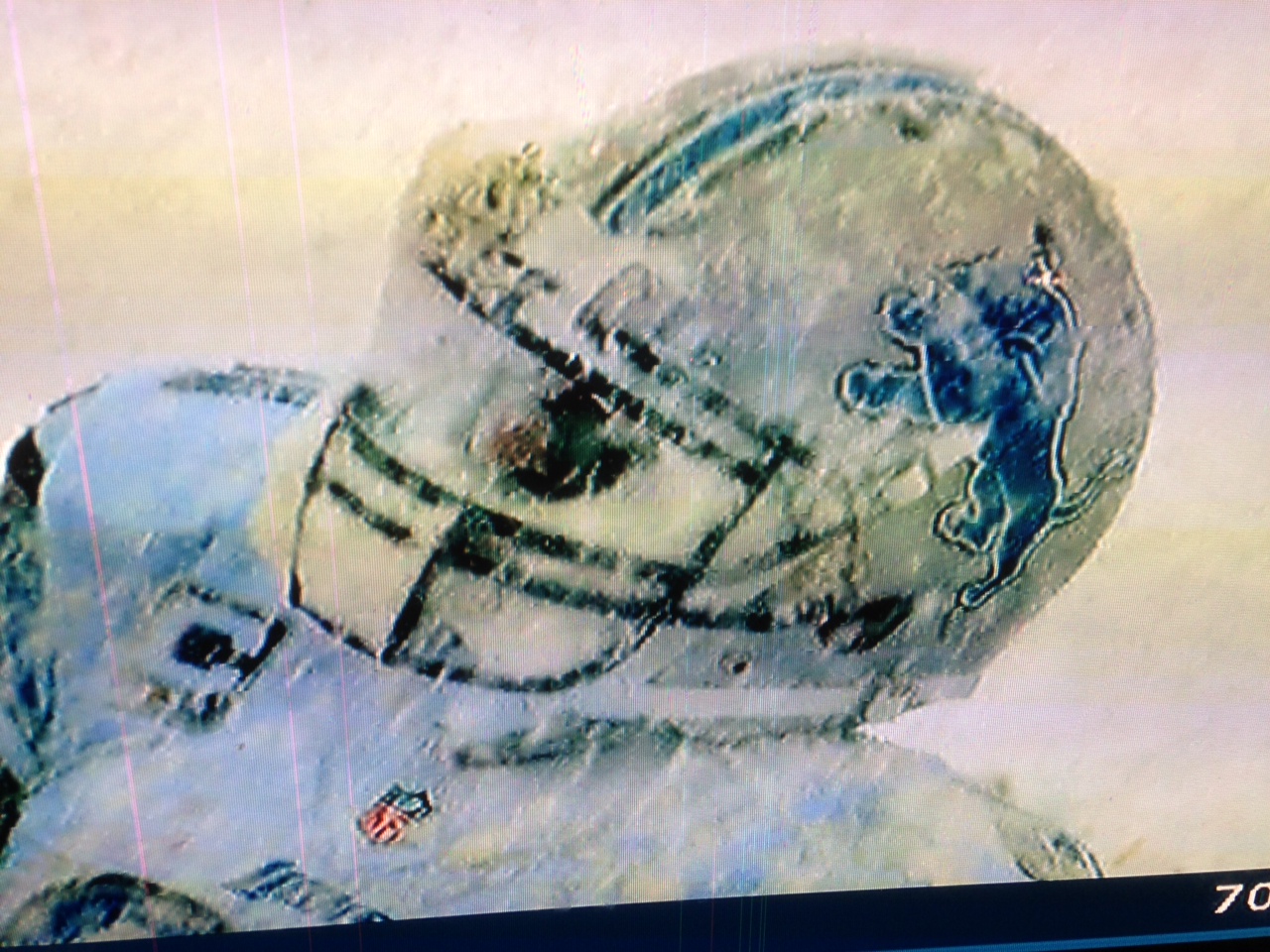 Calvin Johnson gets face full of snow after catch (GIF)