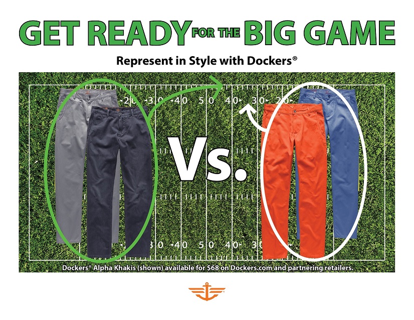 Dockers offering khakis in Broncos and Seahawks colors