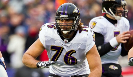 Ravens offensive lineman arrested and charged with battery