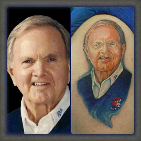 Bills fan gets Ralph Wilson tattoo on arm