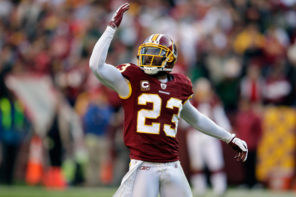 DeAngelo Hall carted off practice field with back injury